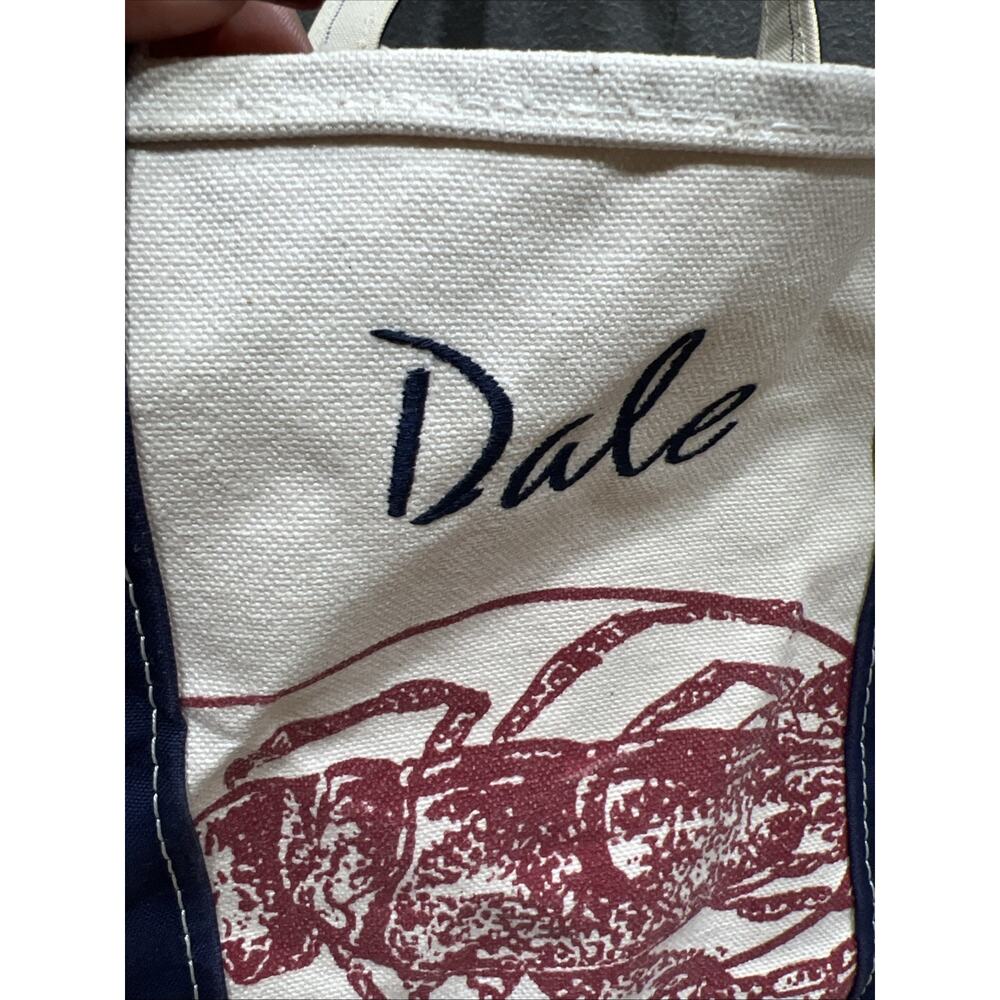 Vintage L.L. Bean Red Lobster Large Boat & Tote Made in USA (Dale) Read - Picture 8 of 16
